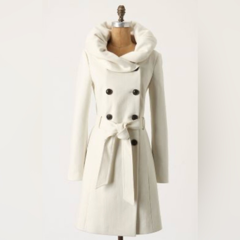 Elevenses Beige Hooded Trench Coat